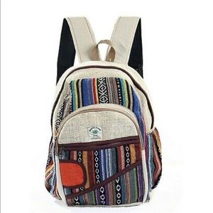 Hemp Backpack Bohemian Style
